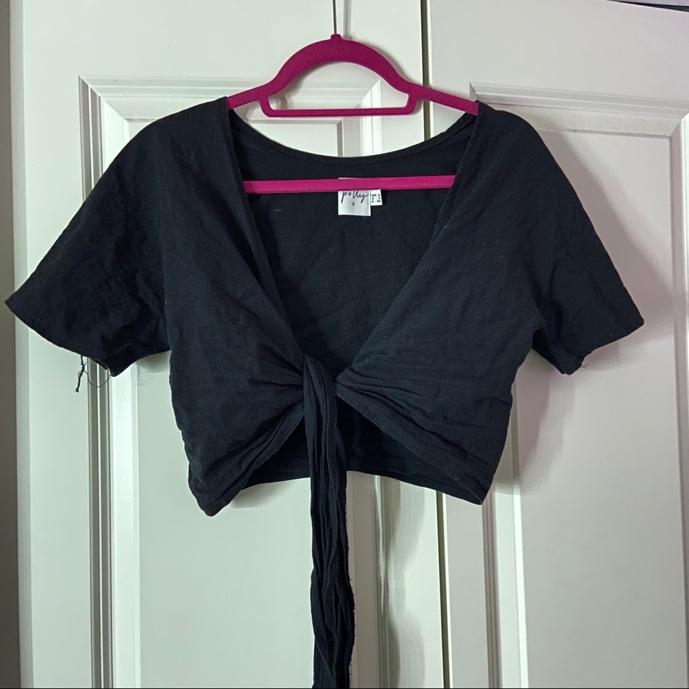Princess Polly crop tie top